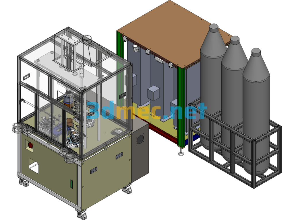 Motor Stator Welding Machine - 3D Model SolidWorks Free Download