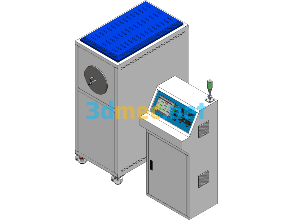 Tube Furnace - 3D Model SolidWorks Free Download