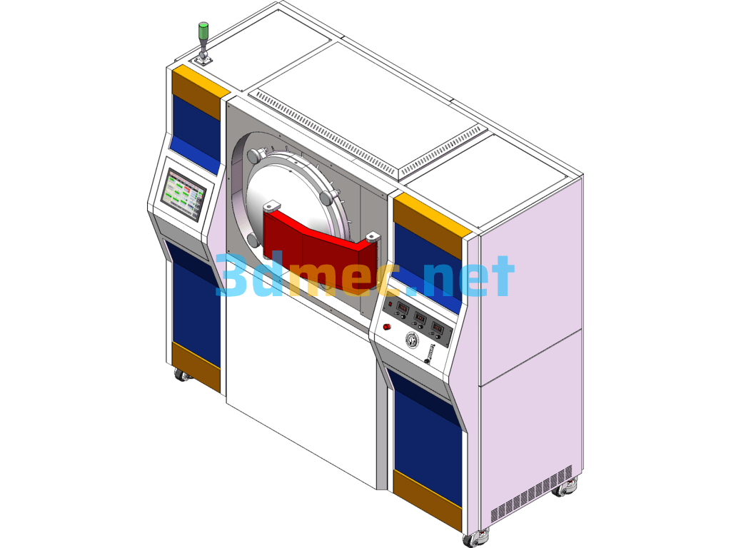 Vacuum Furnace - 3D Model SolidWorks Free Download