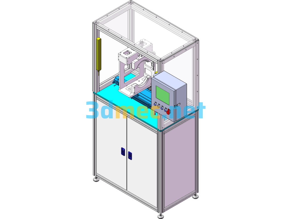 Wheel Hub Stator Automatic Installation Machine - 3D Model SolidWorks Free Download