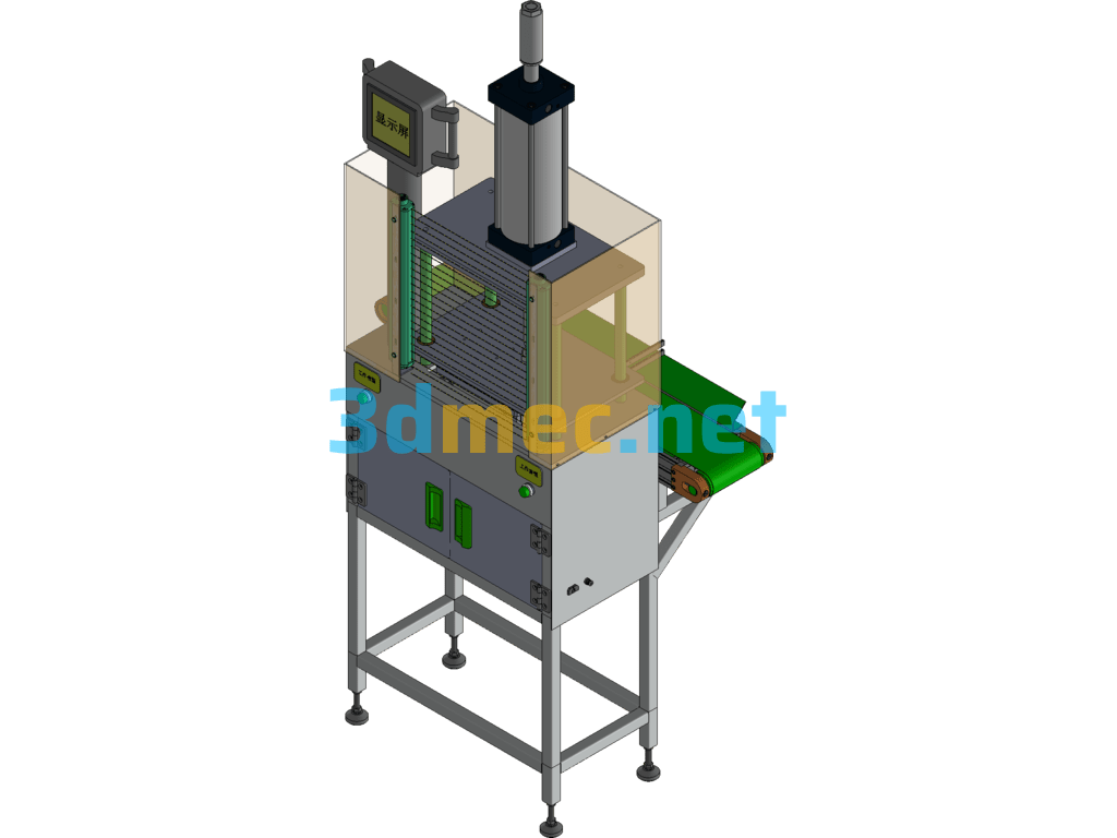 Semi-Automatic Nozzle Cutting Machine - 3D Model SolidWorks Free Download