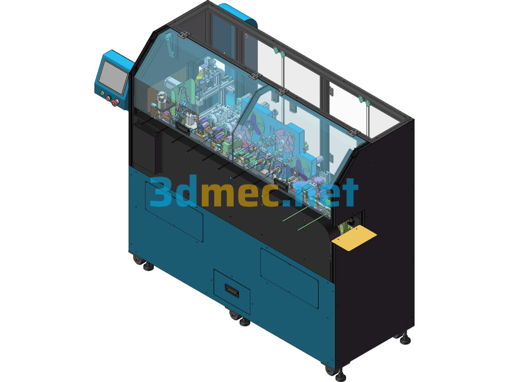 Energy Line Brush Cutting Equipment - 3D Model SolidWorks Free Download