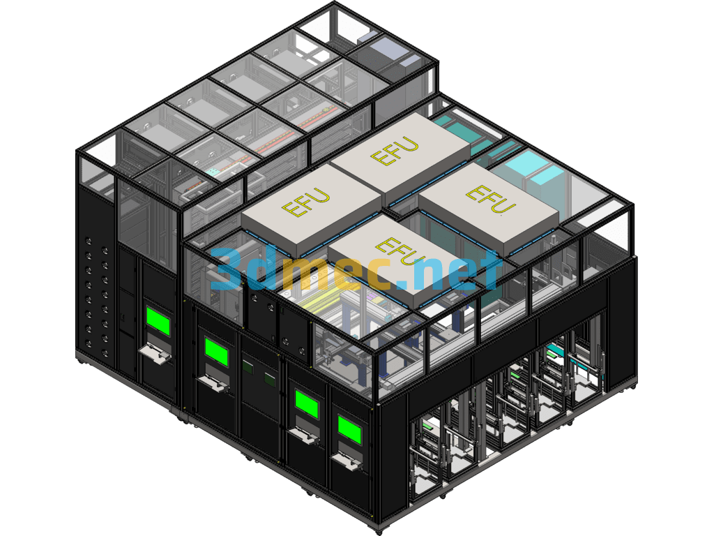 Automatic Screen Crimping Equipment (ACA) - 3D Model SolidWorks Free Download