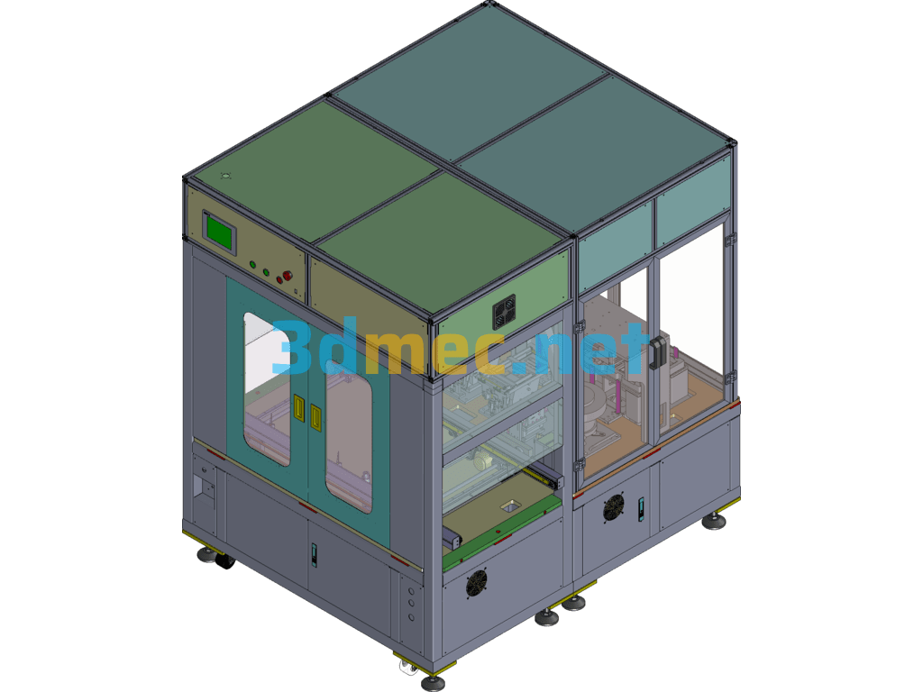 PCB Insertion Machine - 3D Model SolidWorks Free Download