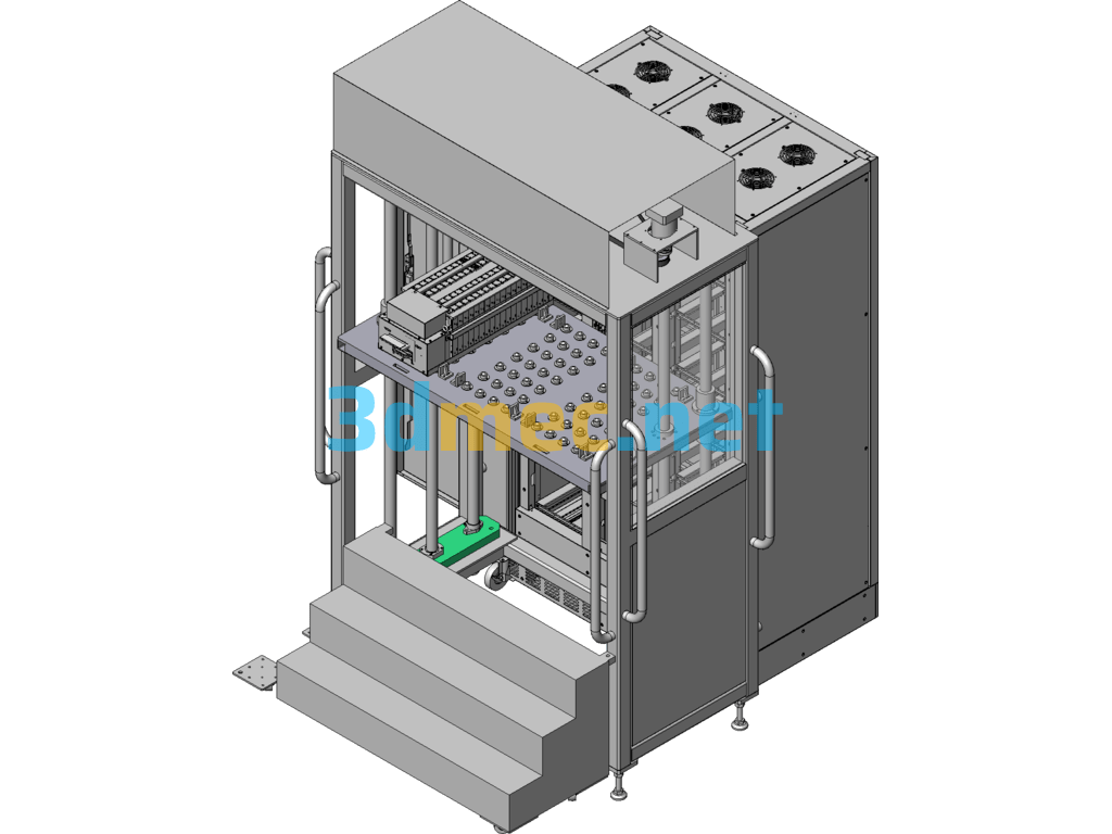 Forklift - 3D Model SolidWorks Inventor Free Download