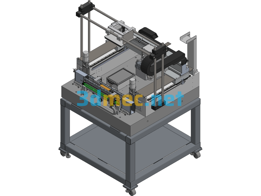 Automatic Tray Loading Machine - 3D Model Exported Free Download