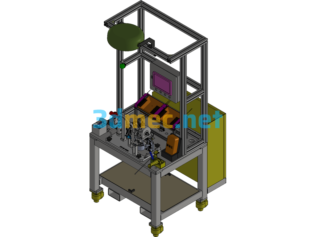 OP130 Inspection Table - 3D Model Inventor Free Download