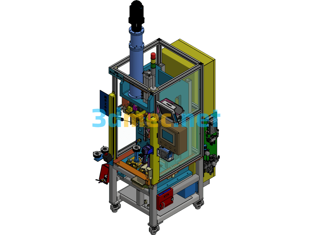 OP30 Input Shaft And Torsion Bar Press - 3D Model Inventor Free Download