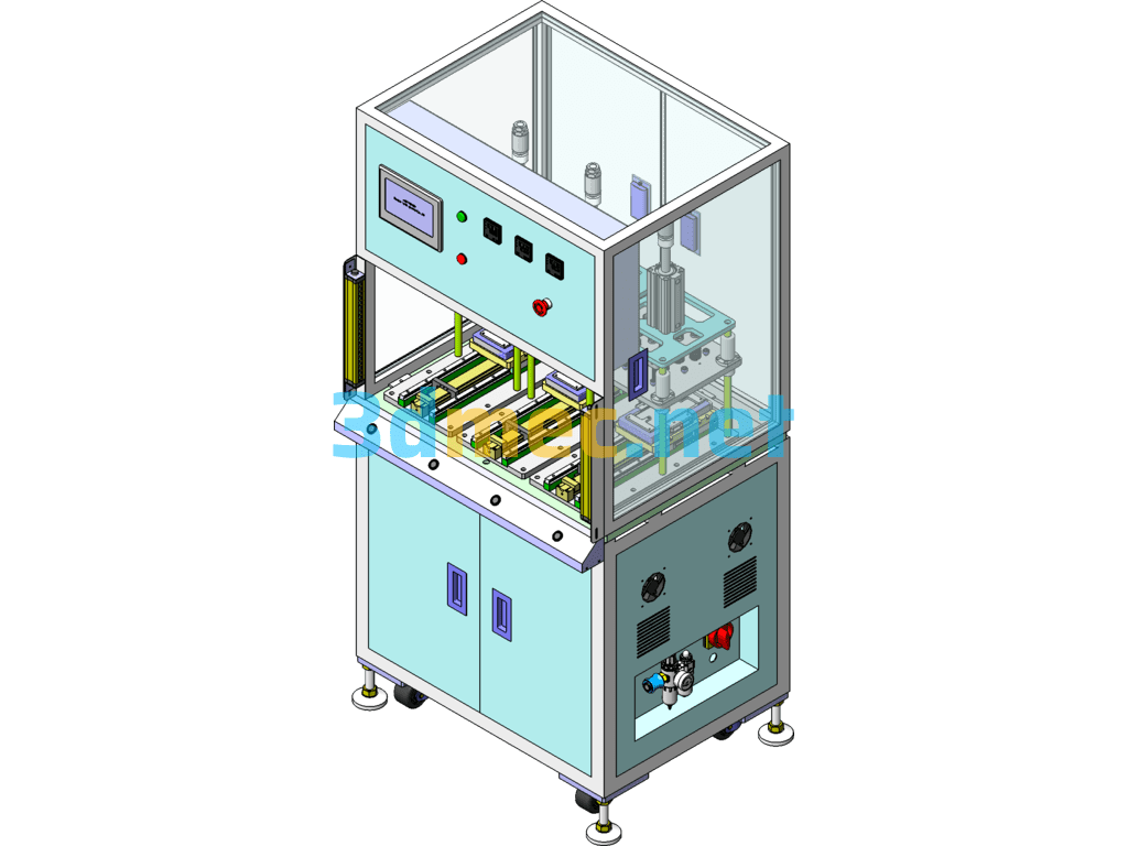 M39 MF050 Hot Pressing Equipment - 3D Model SolidWorks Free Download