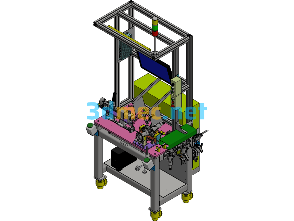 OP150 Adjustable Column Detection - 3D Model Inventor Free Download