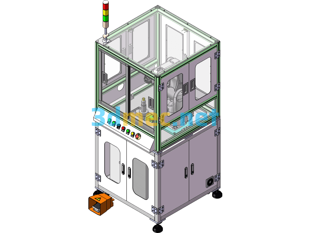 Cleaning Equipment Racks - 3D Model SolidWorks Free Download