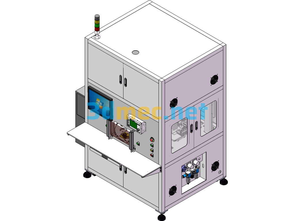 Induction Welding Machine - 3D Model SolidWorks Free Download