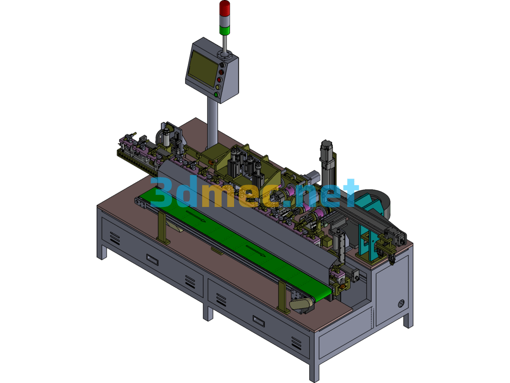 Stripping Machine - 3D Model Exported Free Download