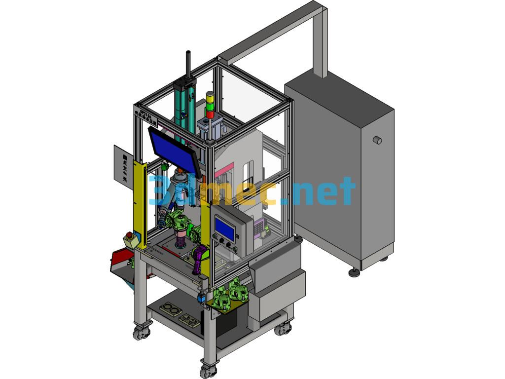 OP210A Shell Bearing Press - 3D Model Inventor Free Download