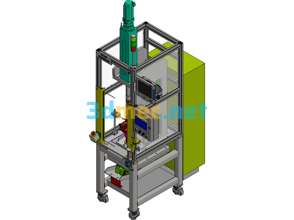 OP210B Housing Press Bearing Assembly - 3D Model Inventor Free Download