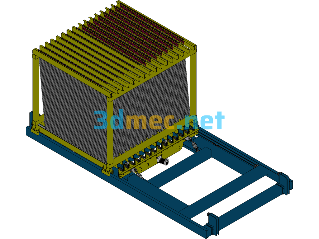 Glass Sorting Machine - 3D Model SolidWorks Free Download