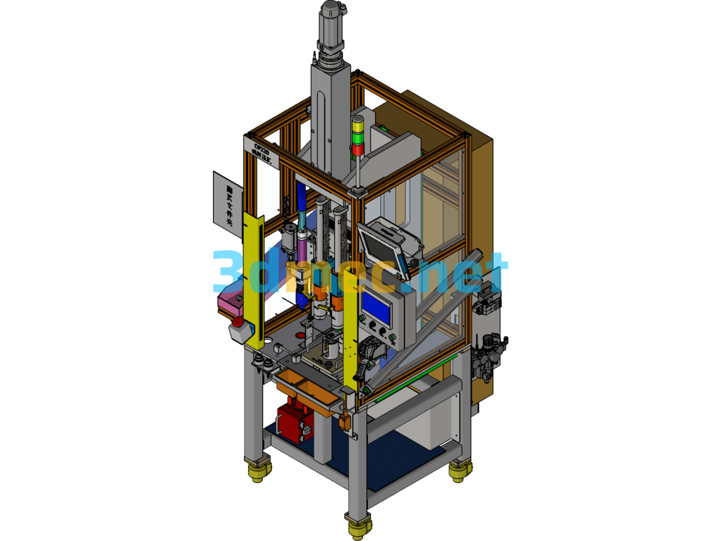 OP220 Worm Assembly Synthesis - 3D Model Inventor Free Download