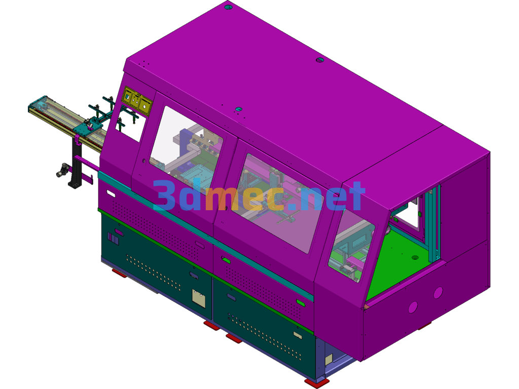 AOI Equipment Korean LCD Panel Industry - 3D Model SolidWorks Free Download