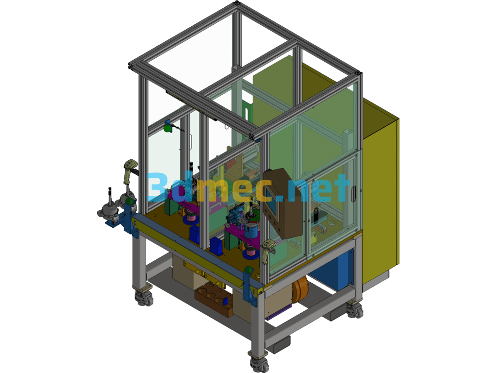 OP160 Running-In Machine - 3D Model Inventor Free Download