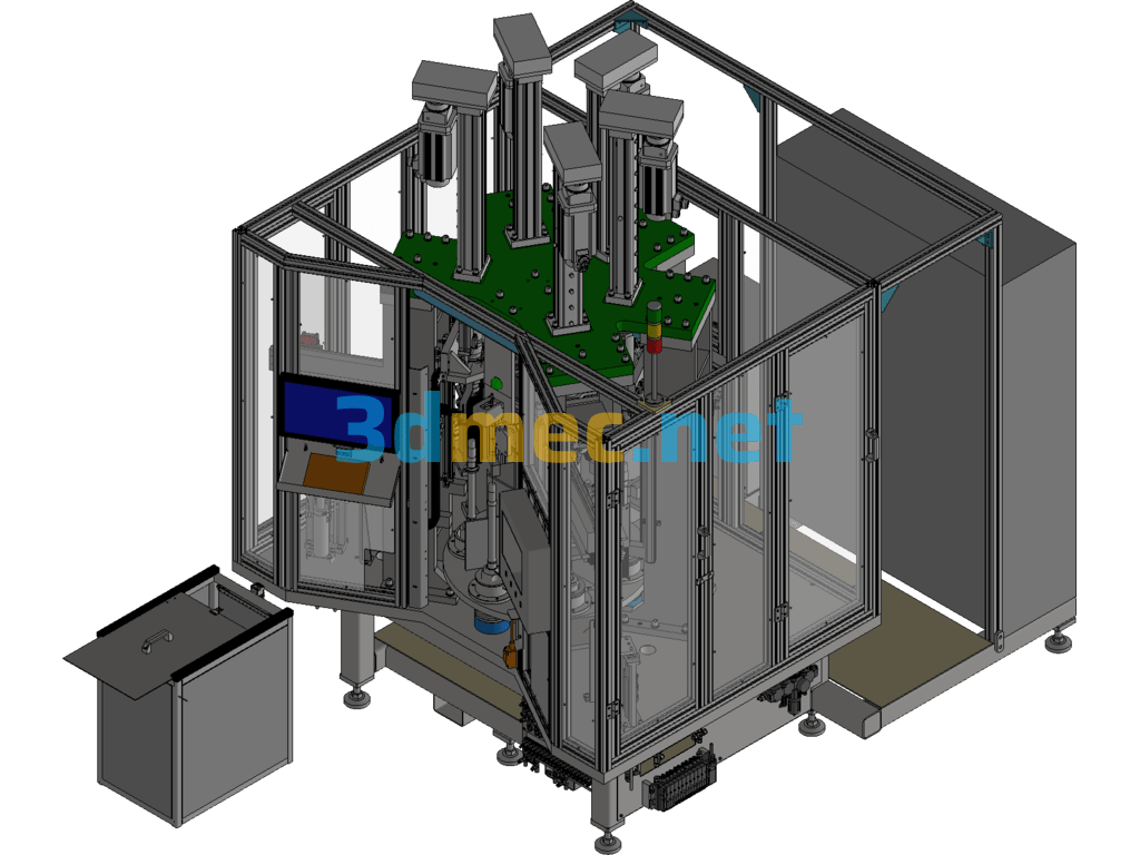 Long Handle Slide Assembly Unit - 3D Model Inventor Free Download