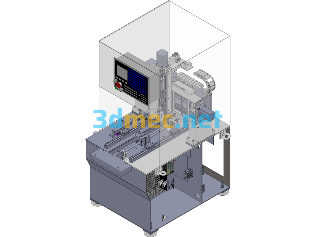 Surface Processing CNC - 3D Model SolidWorks Free Download