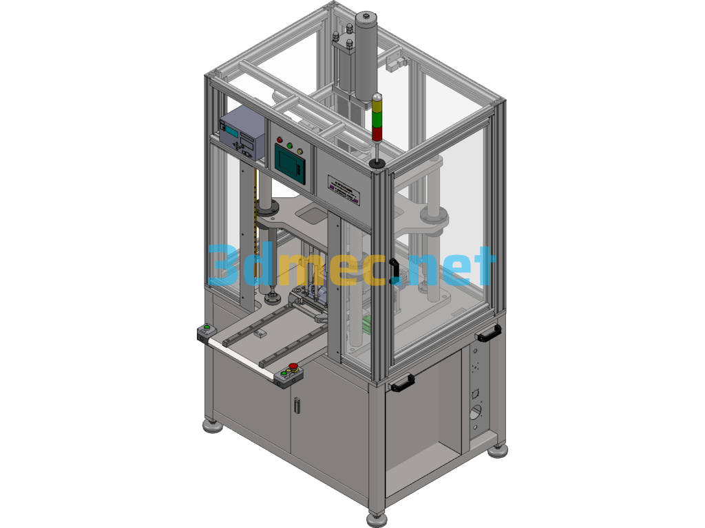 Inverter Cover Leak Detection Equipment - 3D Model SolidWorks Free Download