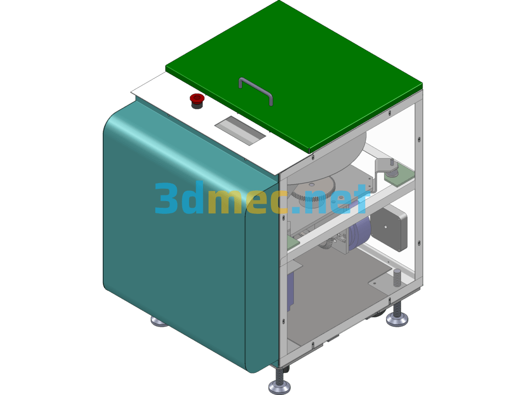 Ink Degassing Machine Vacuum Degassing Machine LCD Industry - 3D Model SolidWorks Free Download