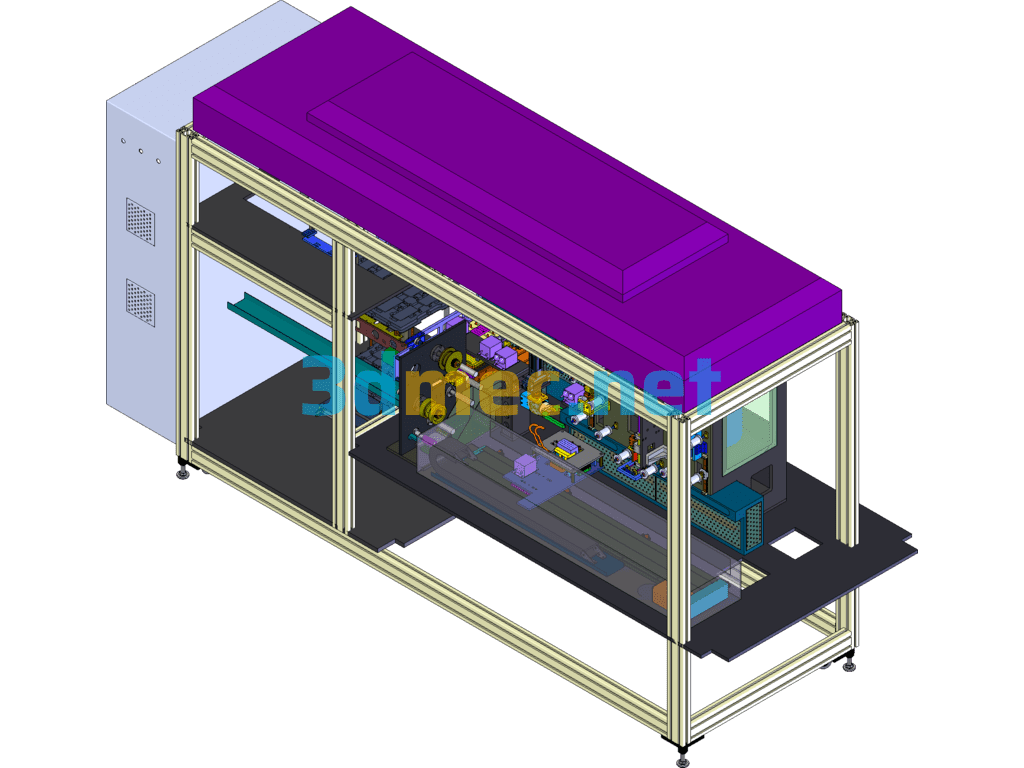 CG Cleaning Machine - 3D Model SolidWorks Free Download