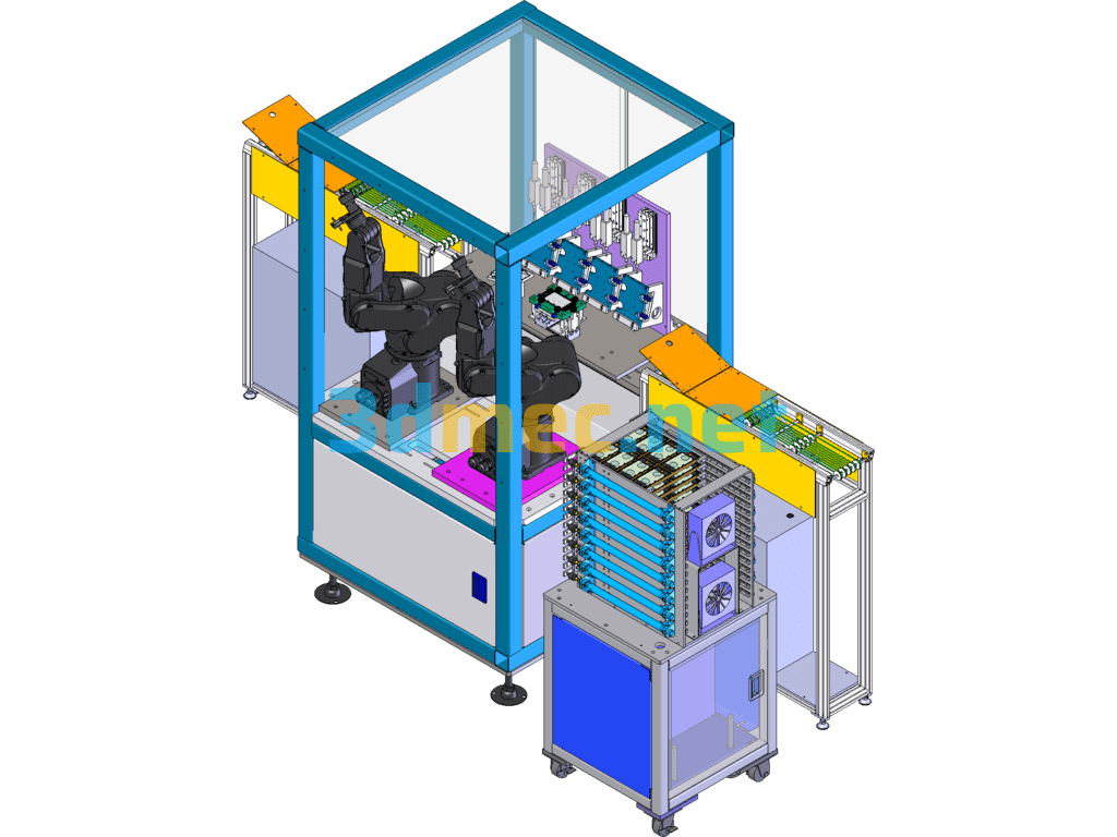 Gold Finger Tape Machine - 3D Model SolidWorks Free Download