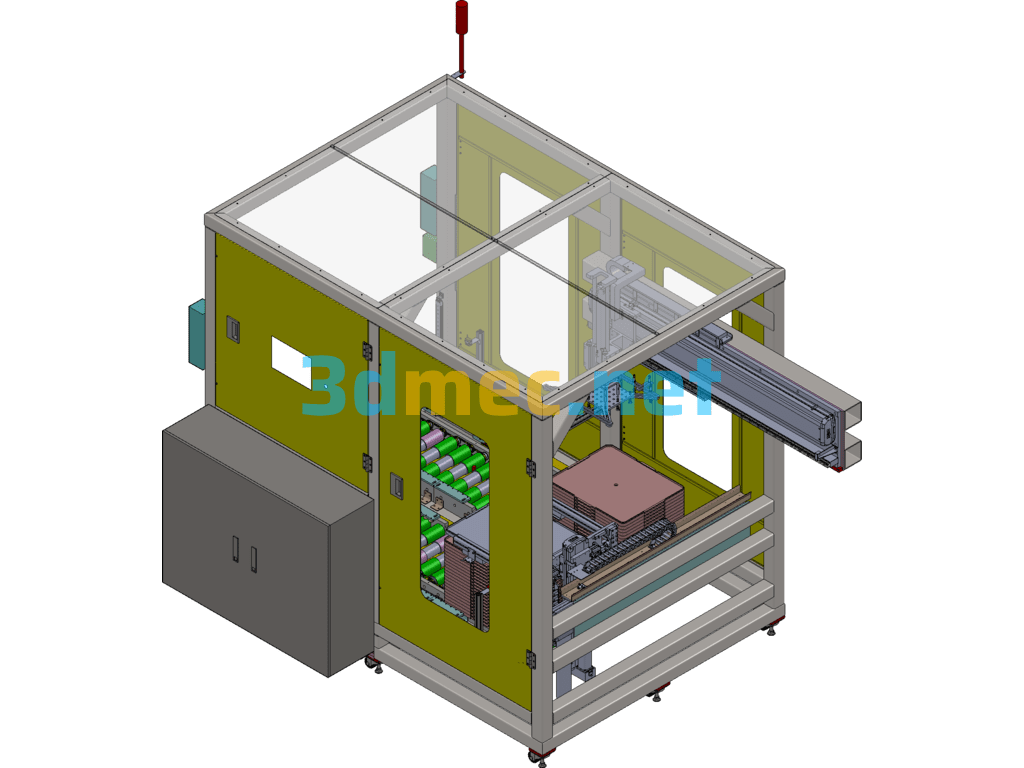 Tray UNloader - 3D Model SolidWorks Free Download