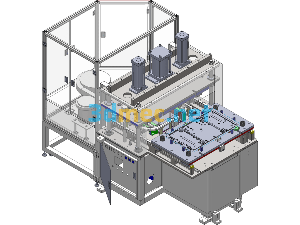 Fully Automatic Riveting Machine - 3D Model SolidWorks Free Download