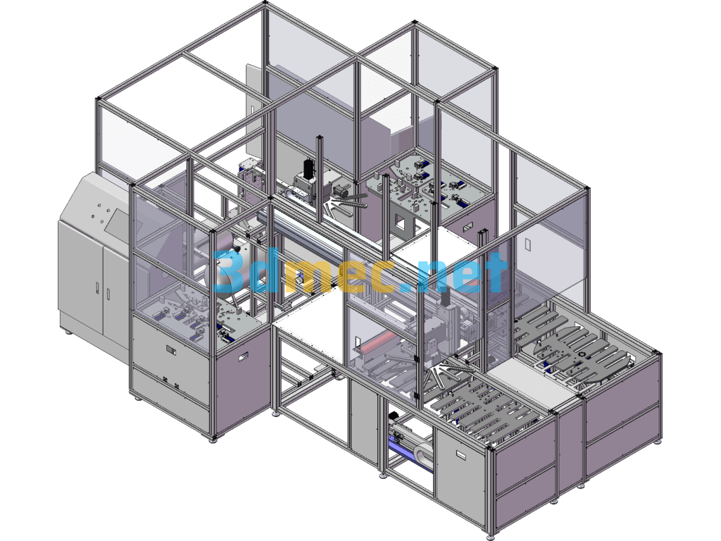 Semi-Automatic Cover Panel - 3D Model SolidWorks Free Download