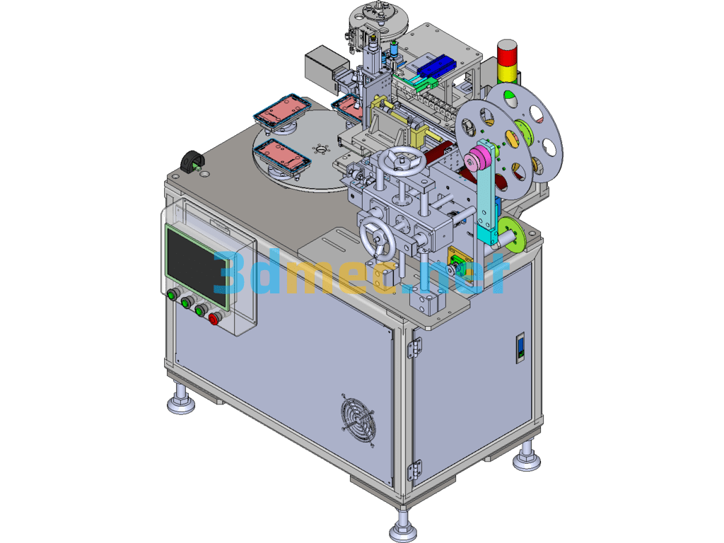 Integrated Film Wrapping Equipment - 3D Model SolidWorks Free Download