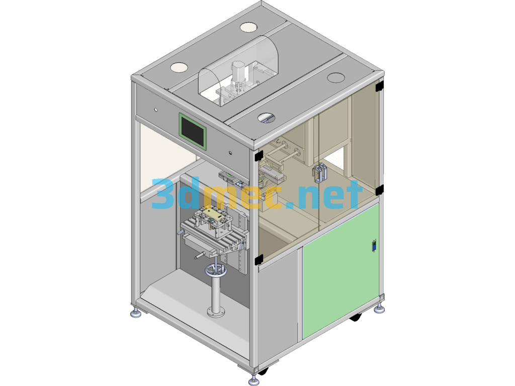 Pad Printing Automation Equipment - 3D Model SolidWorks Free Download