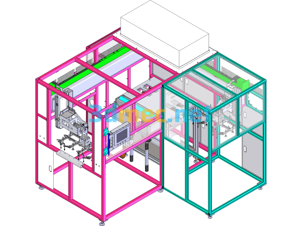 Fully Automatic Panel Equipment - 3D Model SolidWorks Free Download