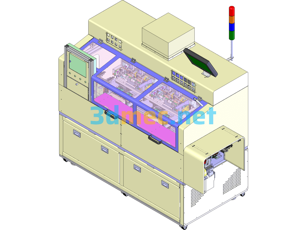 Multi-Station FOG Pressure Equipment (Complex Structure) - 3D Model SolidWorks Free Download