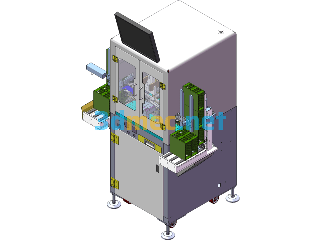 High Speed Dispensing Machine, LED Semiconductor Dispensing Machine - 3D Model SolidWorks Free Download