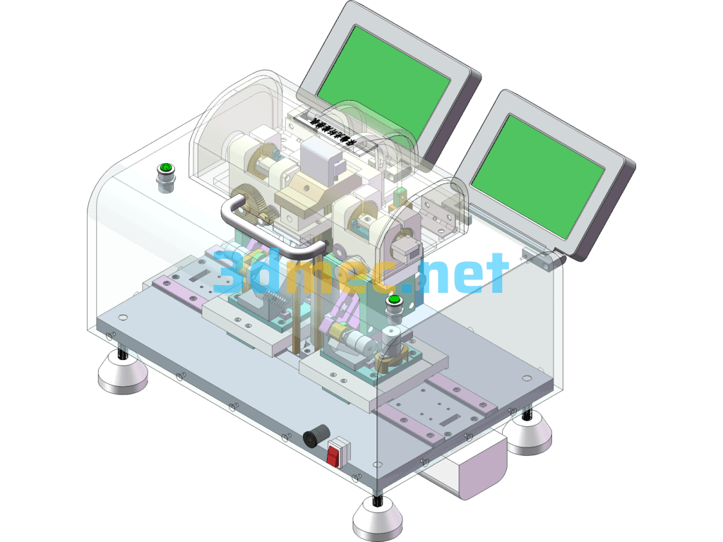 Lever Principle Core Alignment Device - 3D Model SolidWorks Free Download