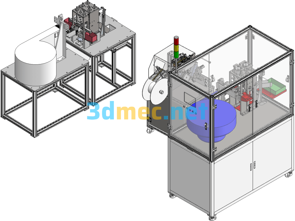 Capacitor Shearing And Bending Equipment Series - 3D Model SolidWorks Free Download