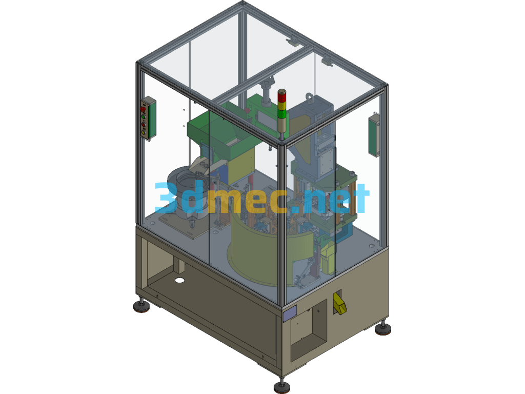 Automatic Trimming Machine - 3D Model Exported Free Download