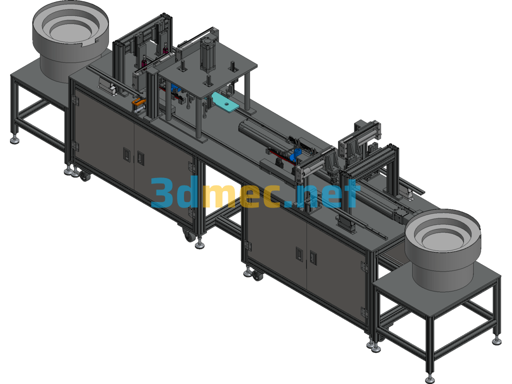 Outer Fan Blade Metal Shaft Assembly Project - 3D Model Exported Free Download