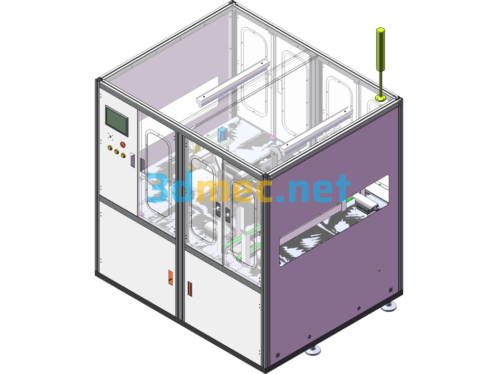 Resistor Wire Winding And Welding Machine - 3D Model SolidWorks Free Download