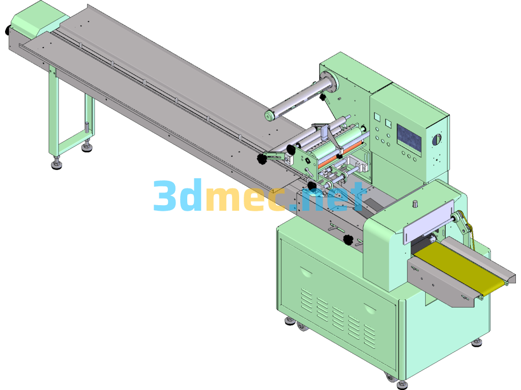 Product Packaging Machine - 3D Model SolidWorks Free Download