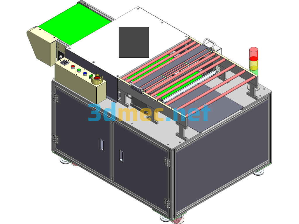 Pol Film Tearing Machine - 3D Model SolidWorks Free Download