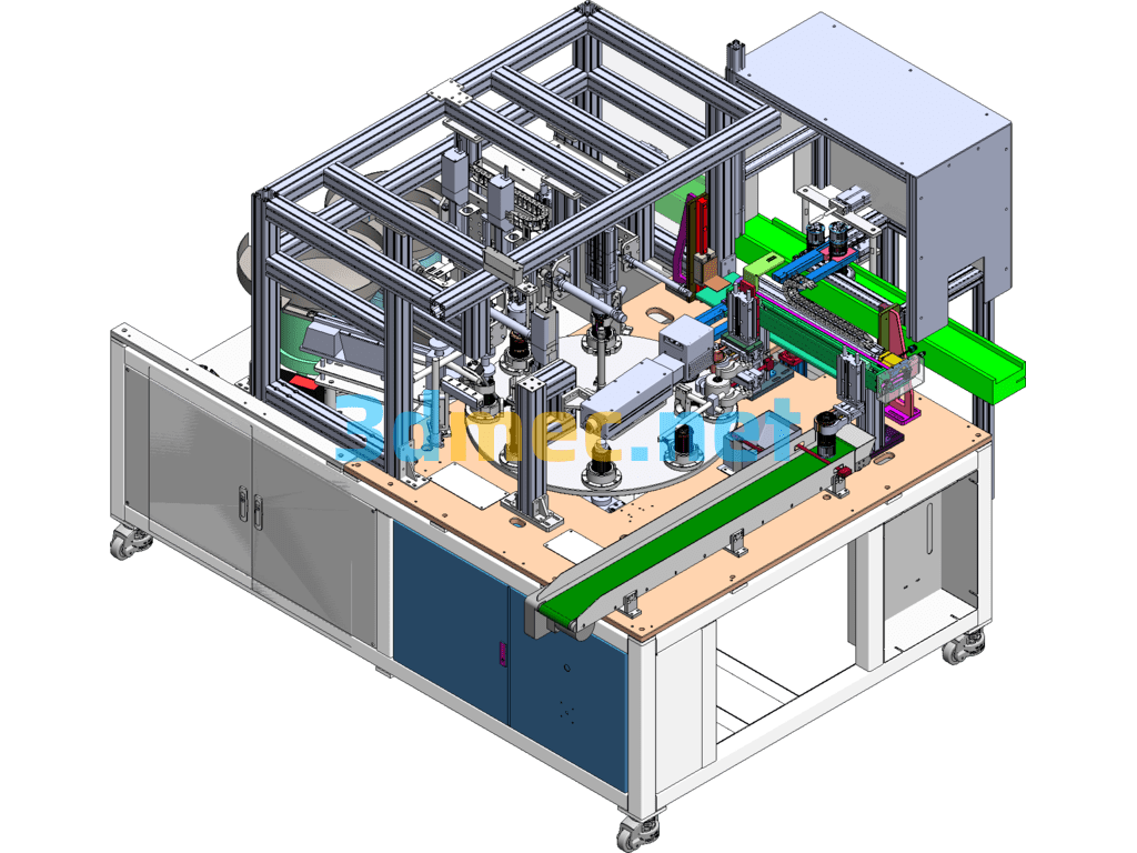 Sealing Ring Assembly And Testing - 3D Model SolidWorks Free Download