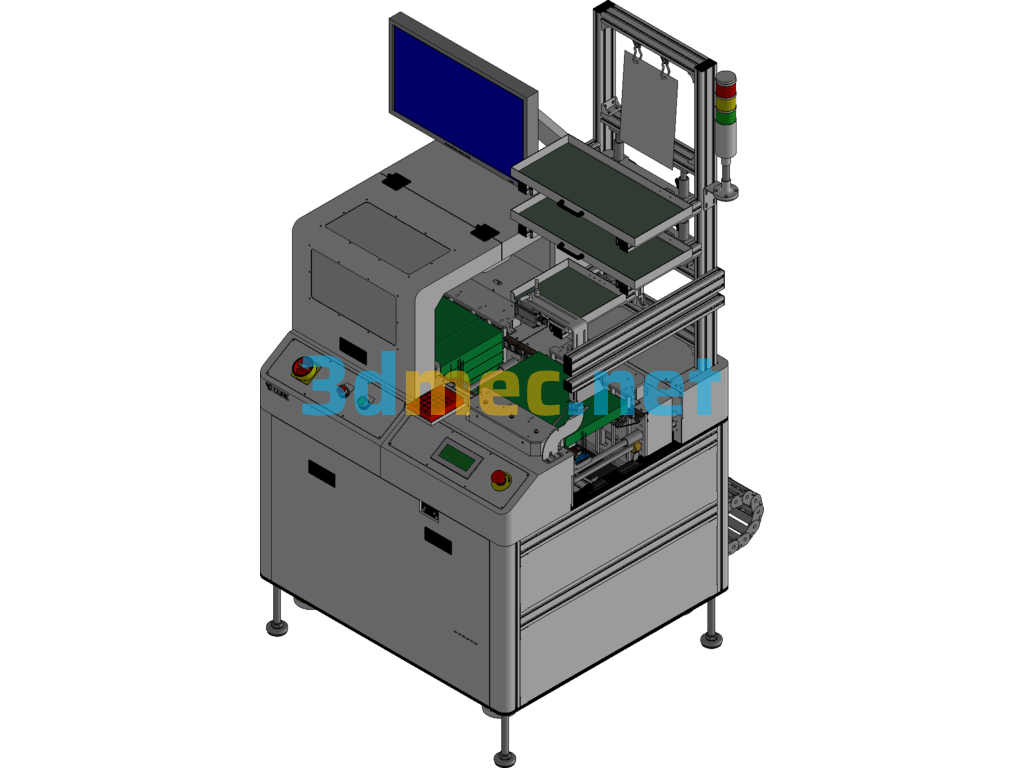 Repair And Eject Bad PCBs - 3D Model Inventor Free Download