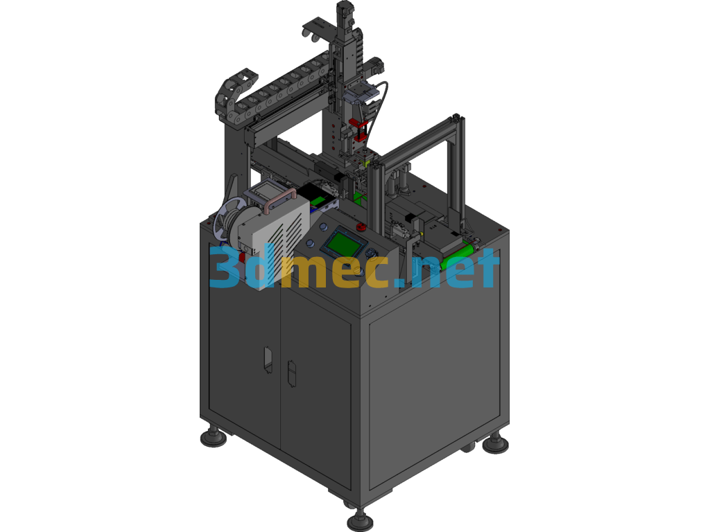 Labeling Machine - 3D Model Exported Free Download