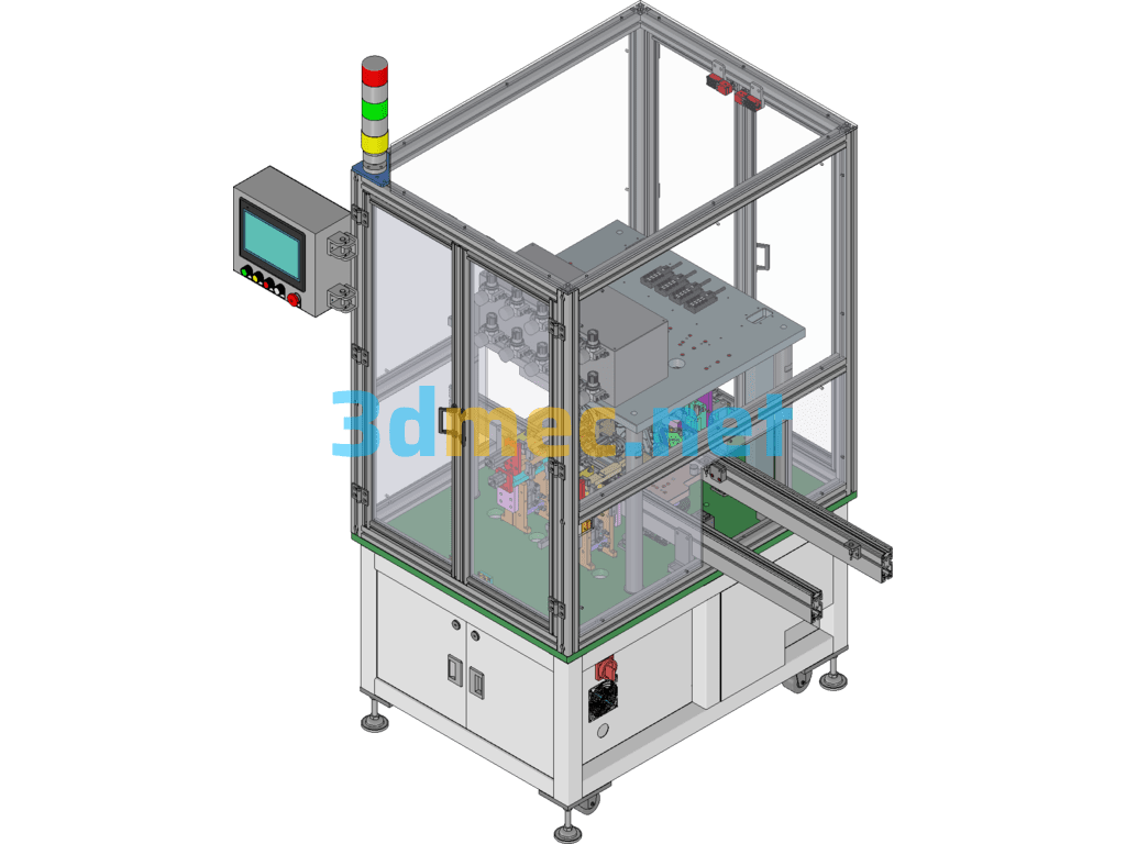 Door Lock Electrical Test - 3D Model SolidWorks Free Download