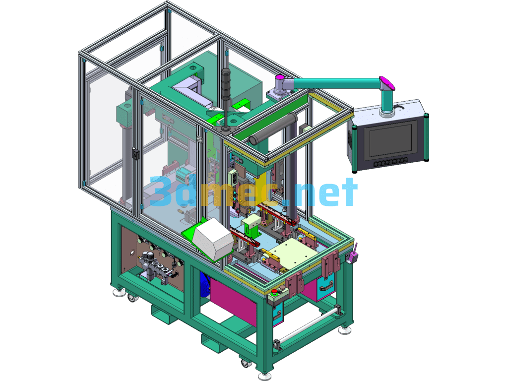 Dual Channel Testing Equipment - 3D Model SolidWorks Free Download