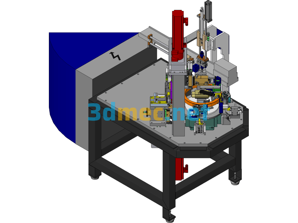 Bushing Press-Fitting And Automatic Feeding Equipment - 3D Model SolidWorks Free Download